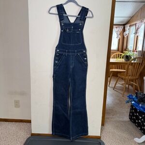 Dark Blue Women's Denim Overalls
